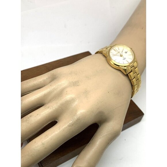 Citizen Women's Watch ERU6072-56D Mother of Pearl White Dial Gold Quartz… - Picture 4 of 14